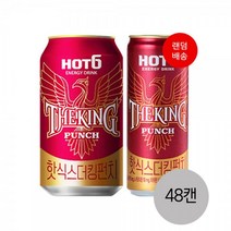 롯데 핫식스 더킹 펀치 355ml x 48캔 음료수 에너지드링크 탄산음료, 롯데-핫식스더킹펀치355㎖(24캔)