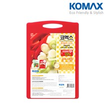 교차오염 방지 2칼라형 투웨이 양면도마, 레드&화이트 (1개입)