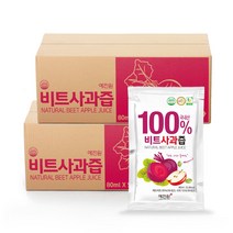 예진원 국내산 사과비트즙, 100포, 80ml