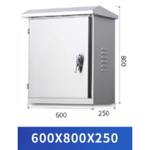 배전함 CCTV 함체 야외 스테인레스 스텐 분배 상자 통신 방수 설치 전기 제어함 박스, 800x600x250mm 304스테인레스