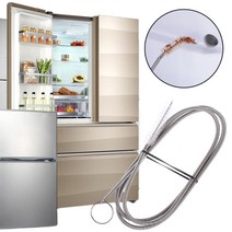 청소용품 150cm 긴 손잡이 냉장고 구멍 청소 브러시 배수 준설 빨대 유연한 가정용 도구, [01] About 100cm, 01 About 100cm