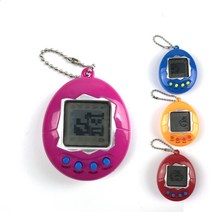 tamagotchi 전자 애완 동물 선물 열쇠 고리 장난감 크리스마스 교육 재미 90s 향수 가상 사이버, red|CHINA
