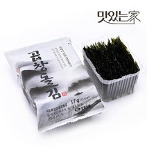 지도표성경김 곱창돌김 식탁용 17g 총 30봉, 없음
