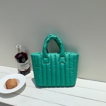 원씽 사각 누빔 사각백 패딩백 숄더백