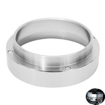 에스프레소 핸드 탬퍼 조절 2in1 3 앵글 플랫 커피 분배기핏 51mm 53mm 58mm, Silver Ring