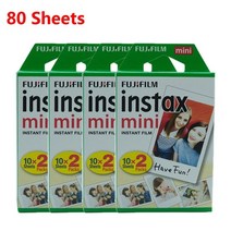 인스탁스 폴라로이드 필름 fujifilm 10-100 sheets fuji instax, 80매