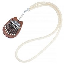 칼림바 8 Keys Mini Kalimba Thumb Piano Portable Mahogany Solid Wood Backpack Pendant Decor Gift Toy Wit, No 02