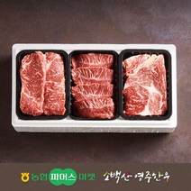 [농협영주한우]실속가족1+등급구이세트5호등심/채끝/특수부위, 단품