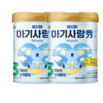 남양 아기사랑 3단계 수 어드밴스 분유 750g x 2캔, 아기사랑 수 어드밴스 분유 3단계 750gx2캔