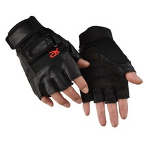 반장갑 자전거 싸이클링 바이크 라이딩 가죽장갑 배달대행, 블랙1켤레