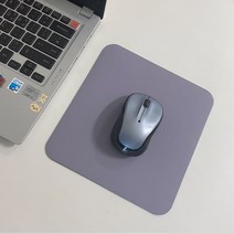 마이다스레더 14색 양면 마우스패드 천연 소가죽 게이밍 책상꾸미기, 1.white/black