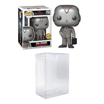 Funko Pop! 마블: 완다비전 - 할로윈 완다 비닐 피규어 바이런의 다락방 팝 프로텍터 번들, 50s Vision Chase