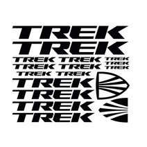 랩핑 데칼 패션 자전거 스티커 호환 비닐 데칼 시트 프레임 사이클 도로, 03 TREK Black