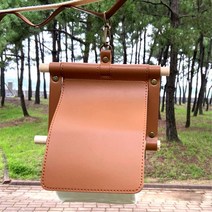 데이지체인용 걸이형 가죽 휴지걸이 캠핑용 펜션용 글램핑장용