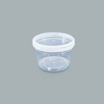 TY 사출 원형용기 92파이 소 스크루 반투명 540개입, TY 사출 원형용기 92파이 스크루 소