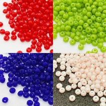 [안공사] 컬러원석 론델컷 3mm 크리스탈 비즈 마스크줄 만들기 Diy 공예재료, 론델 O-213(라이트 토파즈)