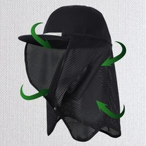 푸카 얼굴햇빛가리개 골프얼굴가리개 햇빛차단 선가드, 블루