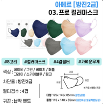 필터 사이언스 마스크 아에르 프로 10매입 (장당 800원), 대형, 퍼플