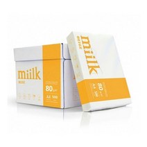 밀크복사지 미색 A4 80g 500매 5권