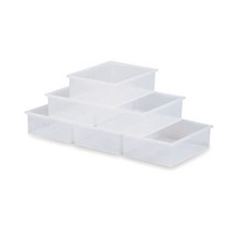 쿠키우드 소품 투명바구니