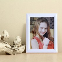 화이트프레임 사진액자(5x7) / 사각 탁상액자