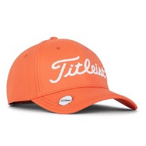 타이틀리스트(Titleist) 골프 모자 남성 플레이어 볼 마커 캡 HJ22CCM BKWT, 프레임  화이트