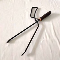 캠핑용화목난로 장작 캠핑용 난로 난방 스테인레스 스틸 숯 불 집게 가위 야외 캠핑 모닥불 바베큐 클립 도구 스토브 클램프