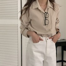 제이앤몰스 우먼 여성 코듀로이 골덴 겨울 브라운 베이지 캐주얼 블라우스 여자 셔츠 남방 코디 옷 W419