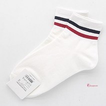 SPR_여자단목양말 두줄매일 중학생고등학생 여름5개세트 삭스 여학생 봄양말 여중생 여성 면양말 발목 운동화_spr