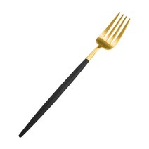 큐티폴 고아 골드 블랙 디저트 포크