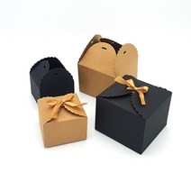 골든트리 접이식 클래식 무지 사각 선물상자 10개 묶음 선물박스 포장박스 선물용 과자상자, 블랙-소 10개묶음