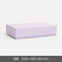고급 선물 상자 6호 답례품 싸바리 패키지 기프트 포장 무지 국산 케이스, 라벤더 1개
