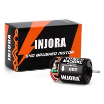INJORA-540 브러시 모터 방수 13T 21T 35T 45T 55T 80T 110 RC 자동차 크롤러 Axial SCX10 AXI03007 90046 Redcat Gen8, 06 540 Motor 80T