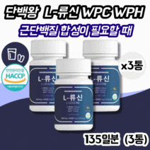 류신 L-로이신 L-류신 90정 45일분 X 3통 류신영양제 HACCP인증 BCAA 40대50대류신 고단백프로틴 근육강화제 근육보충제 단백질보충제 루신 류신알약 WPH WPC, 3개