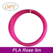 3D 펜 필라멘트 5M Pla 리필 플라스틱 프린터 대리석 실크 우드 온도 색상 변경 글로우 매트 화이트 블랙, 40 PLA Rose 5m
