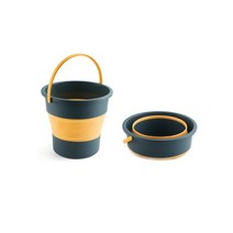 이모스트 어드벤처 다용도 접이식 버킷, 그린옐로우, 4.6L