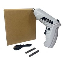 전동 공구 전기 스크루 드라이버 충전식 리튬 배터리 무선 다기능 드릴 DIY, 4pcs set grey