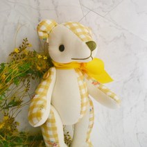 [바보사랑] 테디베어 (노랑) diy, 상세 설명 참조