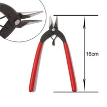 공예 펜치1-3 개/대/Set 쥬얼리 펜 치 세트 만들기 스테인레스 스틸 바늘 코 공구 블랙 11-13cm, 13 No.12 1Pc