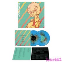 건방죽 희귀앨범 LP판 레코드 스팟 EVANGELION FINALLY 에반게리온 블루 스플래쉬 컬러 풀 2LP비닐