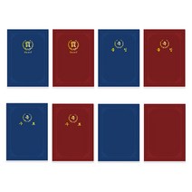 [홈앤스쿨] 문화 A4 종이 상장 케이스 10매입, 01.F692-7, 졸업(적색)