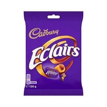 영국 Cadbury Chocolate Eclairs 캐드버리 초콜릿 에클레어 간식 130g 5팩, Caramel_5팩, 5개