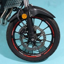 혼다 CB500X CB 500X CB500 X 풀 세트 장식 오토바이 휠 스티커 반사 모터 자전거 방수 림 데칼, CB500X-red