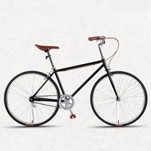 클래식 자전거 복고 레트로 복고 빈티지 출퇴근 남녀공용, 단일사이즈, 럭셔리블랙 단일 속도26인치