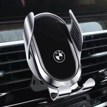 BMW 고속 무선 충전 핸드폰 거치대 3시리즈 5시리즈 X1 X7 BMW로고 QC3.0 시거잭 무료, 16-21년x1x2