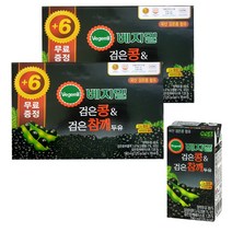 정식품 베지밀 검은콩&검은참깨두유 48팩, 48개, 190ml