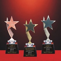 [알리다상패] (메탈크리스탈)ADS21-1003 별트로피/감사패/트로피, 은별