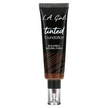 L.A. GIRL TINTED FOUNDATION CHESTNUT 1 FL OZ (30, 한 사이즈, 단색