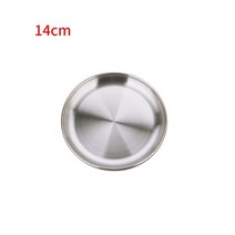 캠핑 코펠 세트 주방 도구 감성 스테인레스 스틸 식기 저녁 식사 접시 식품 용기 홀더, 14cm