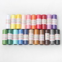 손가락 보빈실 / 재봉 퀼트 재봉틀 퀼팅 색 펠트전용 실 부자재 만들기, 529(파랑)